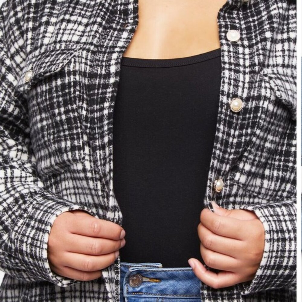 Plus Size Drop-Sleeve Shacket - image 7